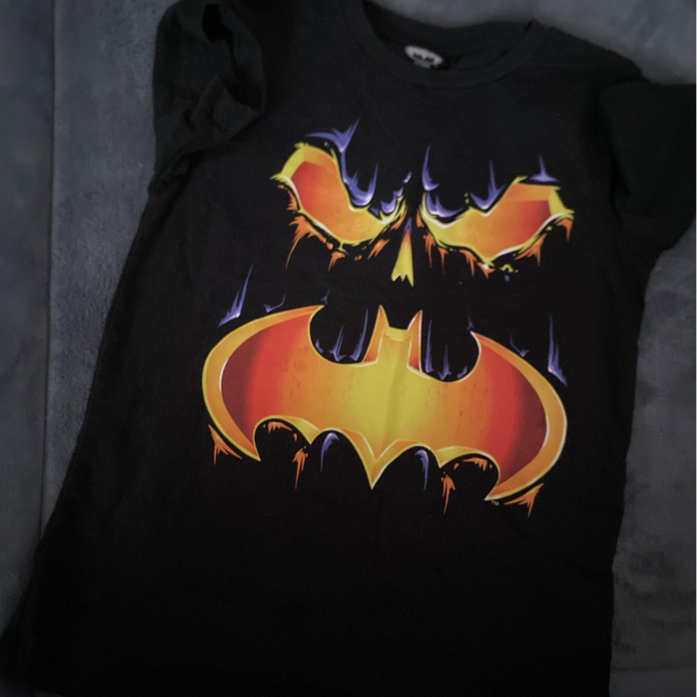 Batman Black Tee with Purple Logo
